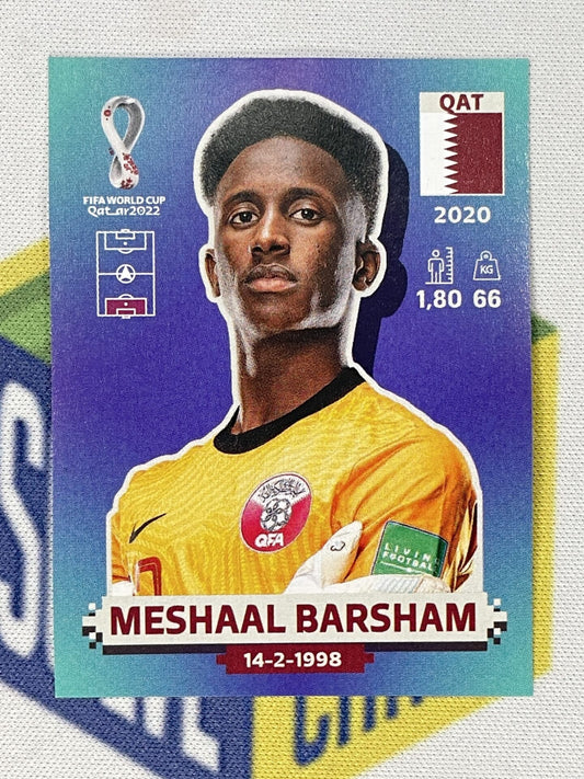 Meshaal Barsham Qatar Panini World Cup 2022 Qatar Stickers