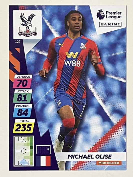 Michael Olise Crystal Palace Base Panini Adrenalyn XL PLUS Premier League 2021 2022