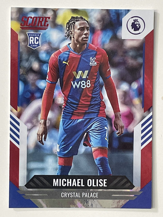 Michael Olise Crystal Palace Base Red Lava Parallel Panini Premier League Score 2021 2022