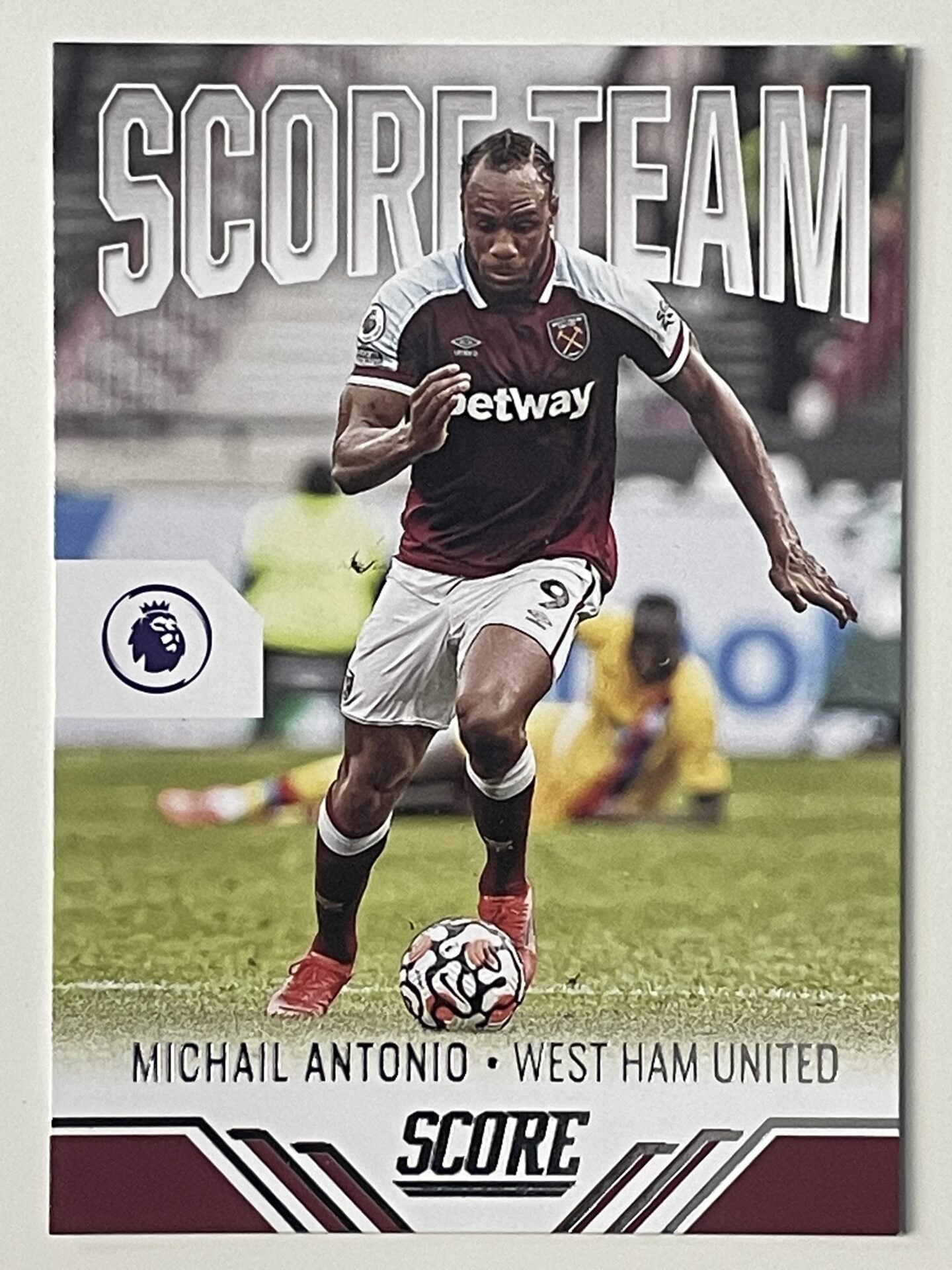 Michail Antonio West Ham Score Team Panini Premier League Score 2021 2022