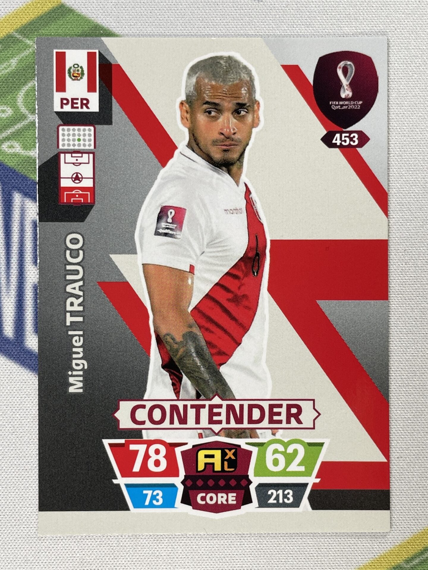 Miguel Trauco Peru Panini World Cup 2022 Adrenalyn XL Card