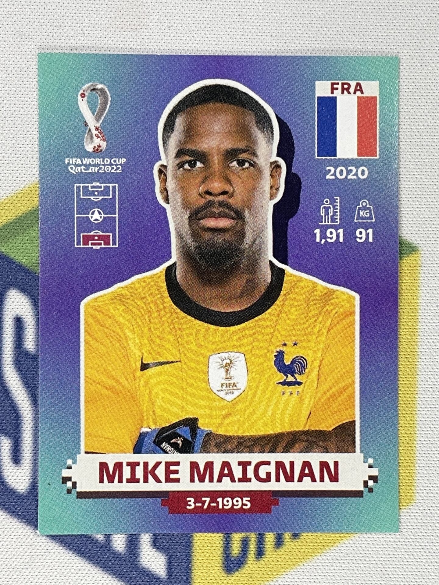 Mike Maignan France Panini World Cup 2022 Qatar Stickers