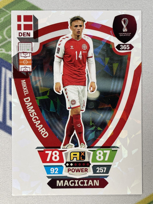 Mikkel Damsgaard Denmark Magician Panini World Cup 2022 Adrenalyn XL Card