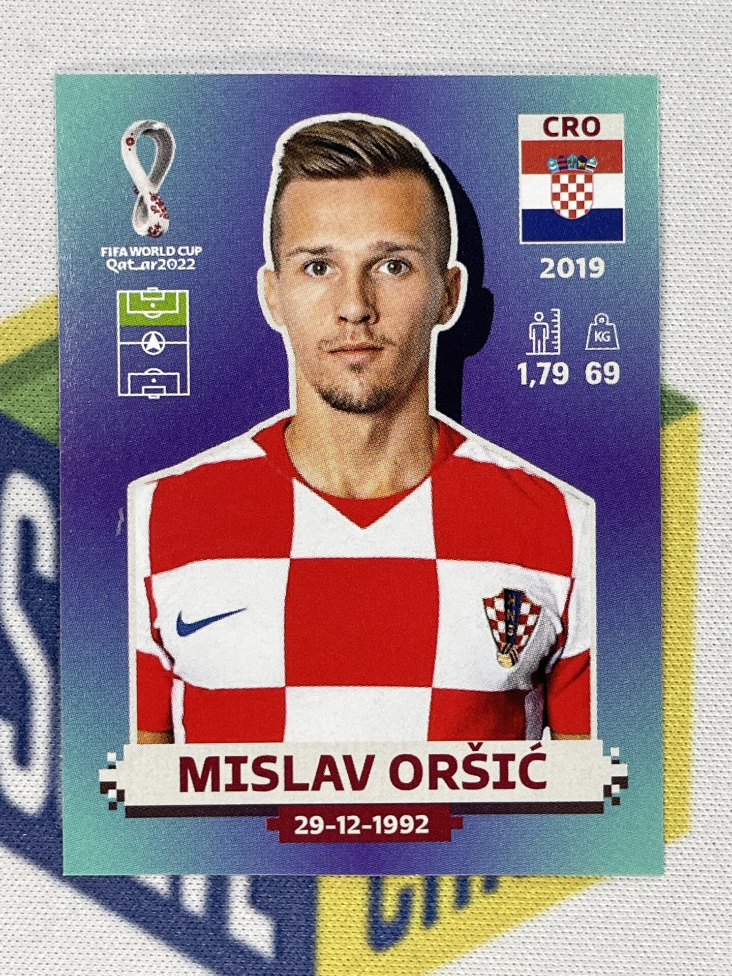 Mislav Orsic Croatia Panini World Cup 2022 Qatar Stickers