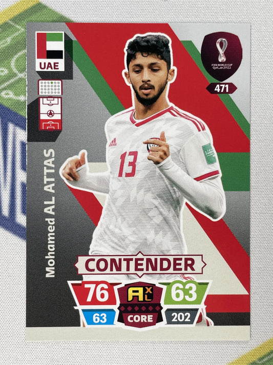 Mohamed Al Attas UAE Panini World Cup 2022 Adrenalyn XL Card