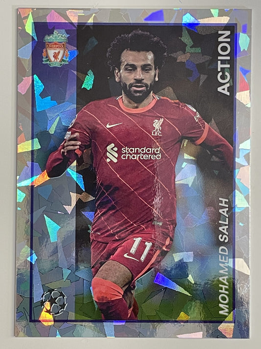 Mohamed Salah Liverpool Action Topps Merlin Heritage 97 UEFA Champions League Card