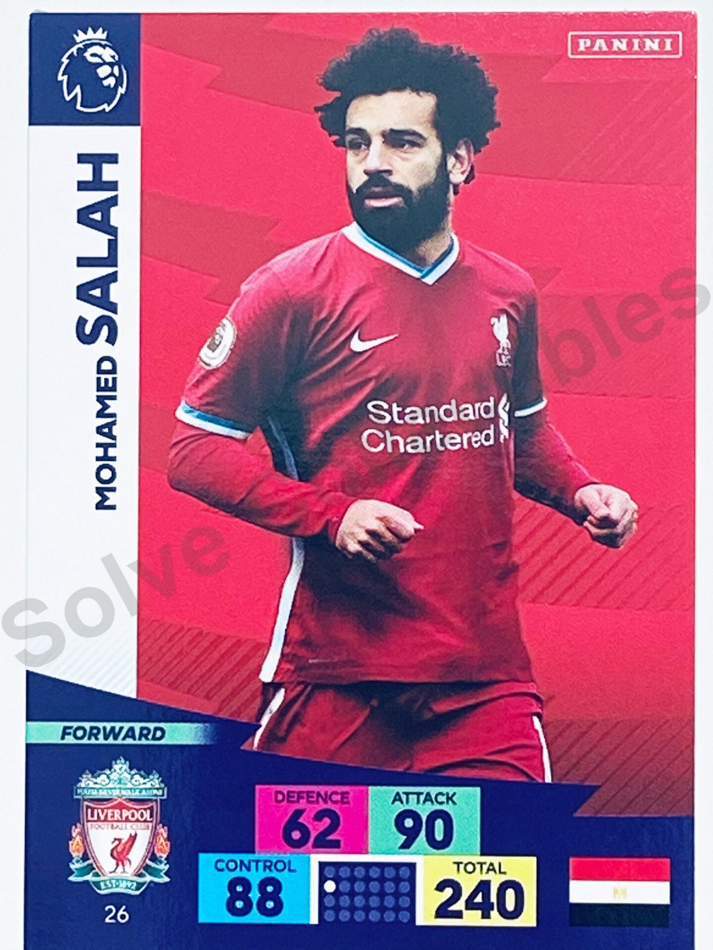 Mohamed Salah (Liverpool) Football Card &#8211; Premier League Adrenalyn XL 2020:21