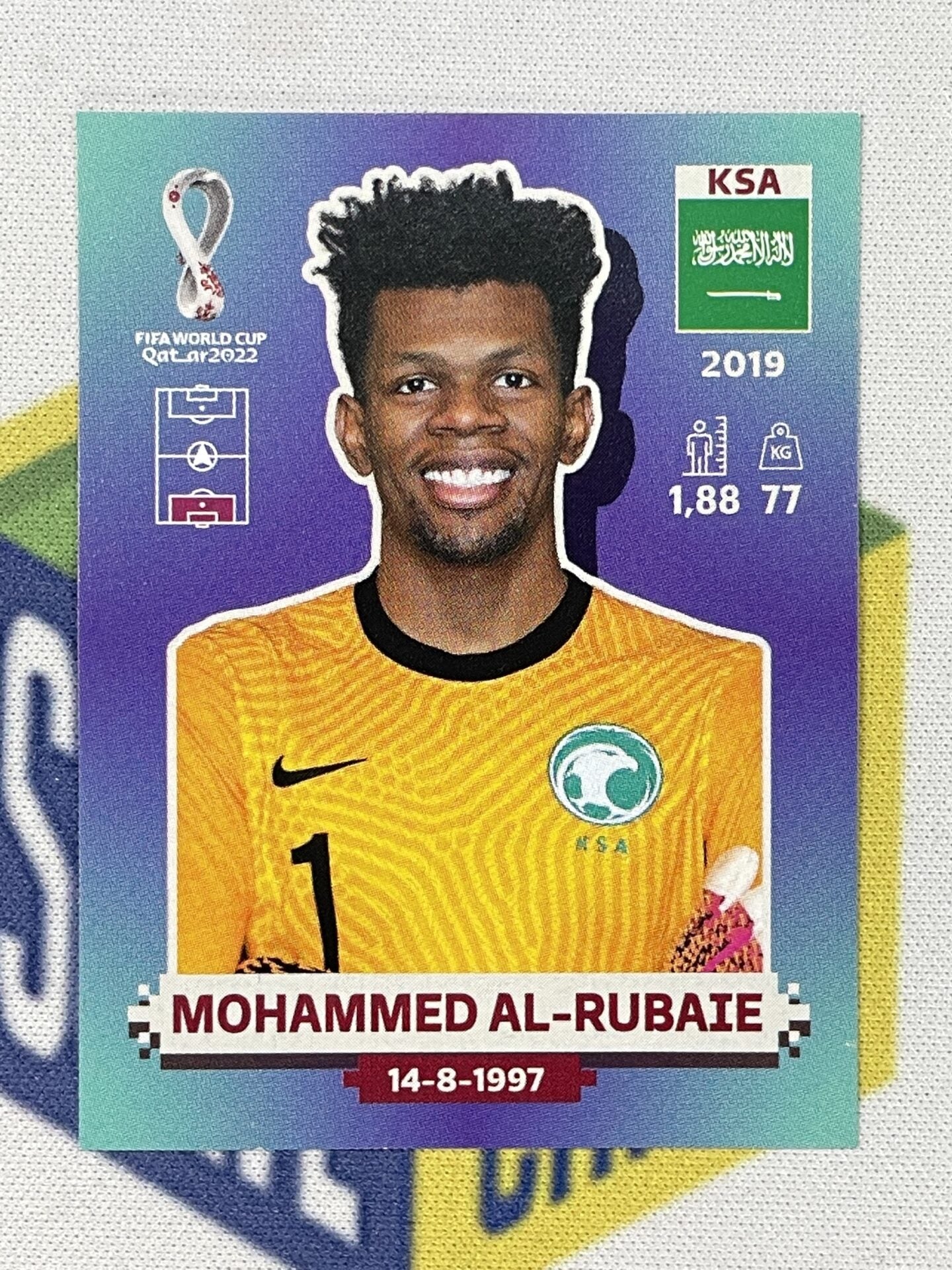 Mohammed Al-Rubaie Saudi Arabia Panini World Cup 2022 Qatar Stickers