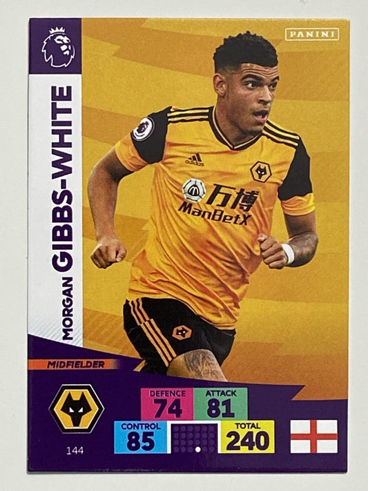 Morgan Gibbs-White (Wolves) Football Card &#8211; Premier League Adrenalyn XL 2020:21