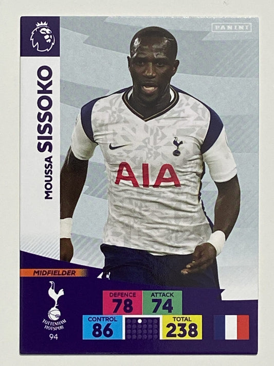 Moussa Sissoko (Tottenham) Football Card &#8211; Premier League Adrenalyn XL 2020:21