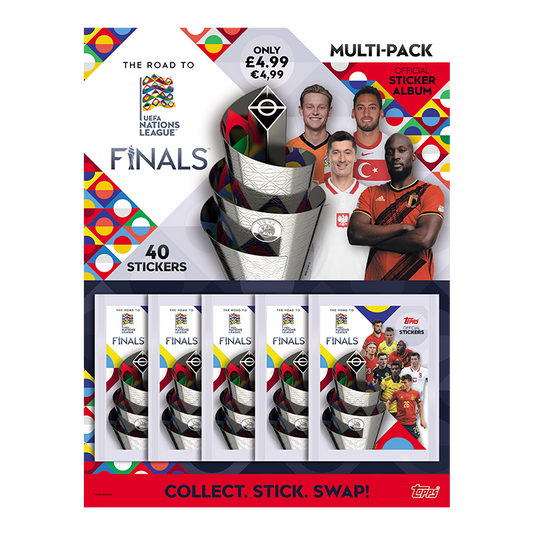 Multipack Topps Road to UEFA Nations League 2022 Sticker Collection Finals