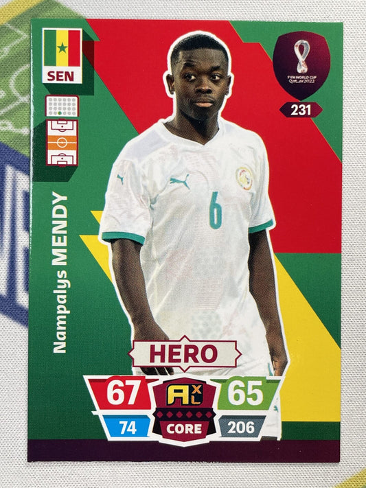 Nampalys Mendy Senegal Panini World Cup 2022 Adrenalyn XL Card