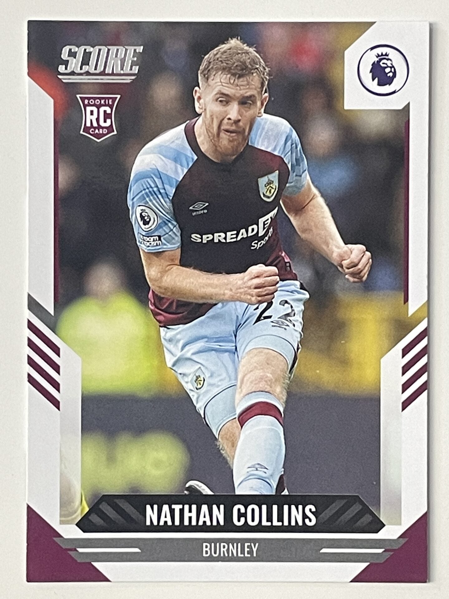 Nathan Collins Burnley Base Panini Premier League Score 2021 2022