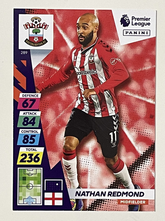 Nathan Redmond Southampton Base Panini Adrenalyn XL PLUS Premier League 2021 2022