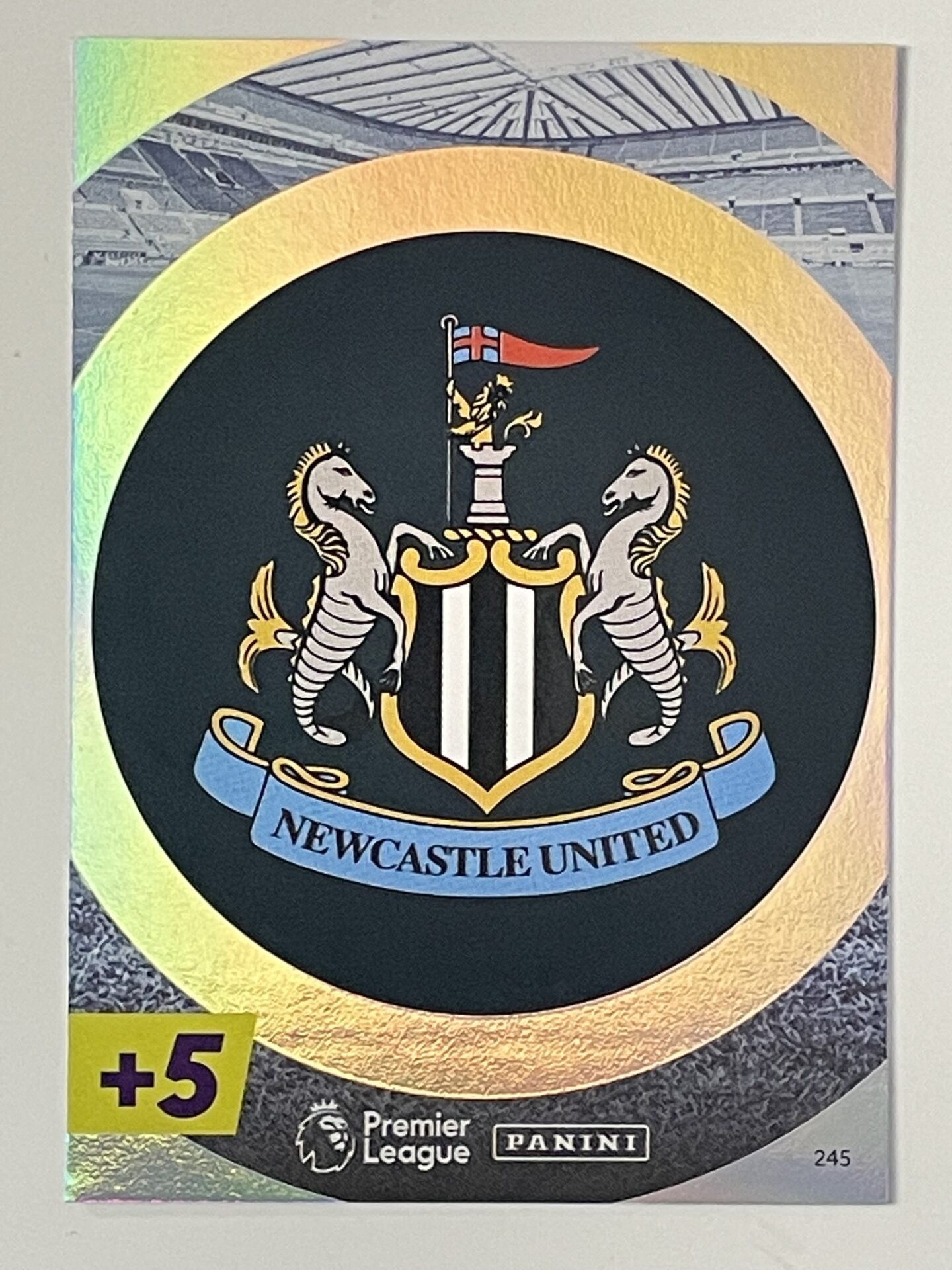 Newcastle United Club Badge Panini Adrenalyn XL PLUS Premier League 2021 2022