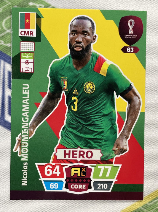 Nicolas Moumingamaleu Cameroon Panini World Cup 2022 Adrenalyn XL Card