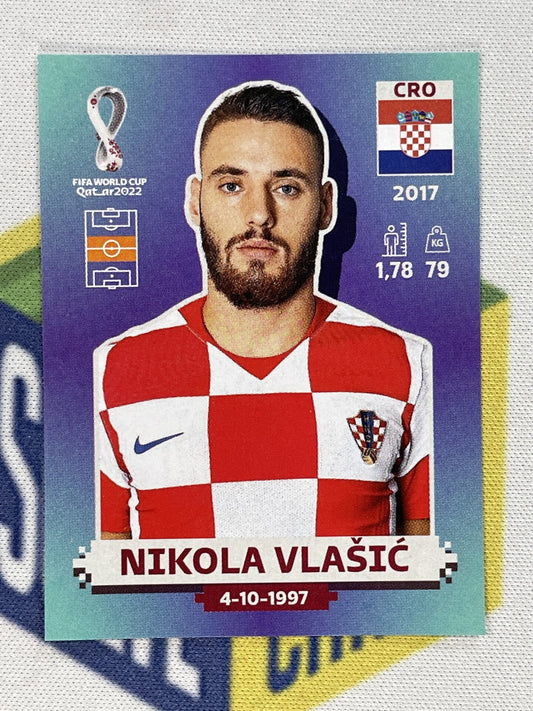 Nikola Vlasic Croatia Panini World Cup 2022 Qatar Stickers