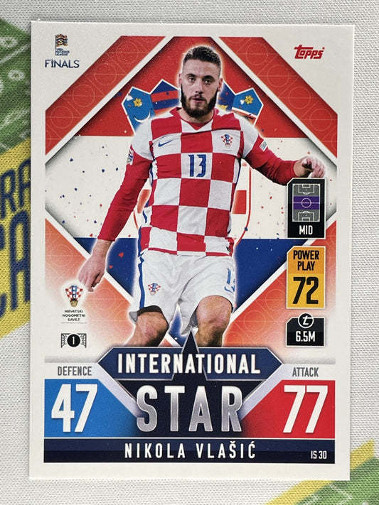 Nikola Vlasic Croatia Topps Match Attax 101 Road to Nations League 2022 Card