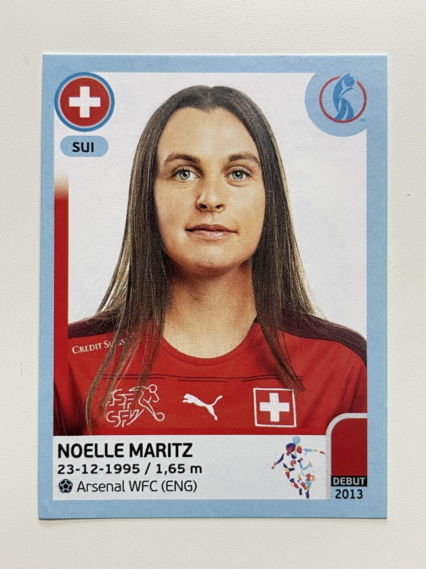 Noelle Maritz Switzerland Base Panini Womens Euro 2022 Stickers Collection