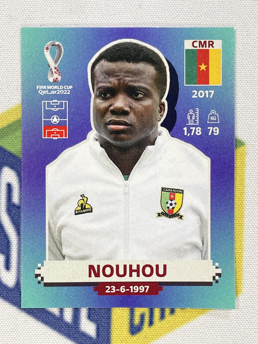 Nouhou Cameroon Panini World Cup 2022 Qatar Stickers