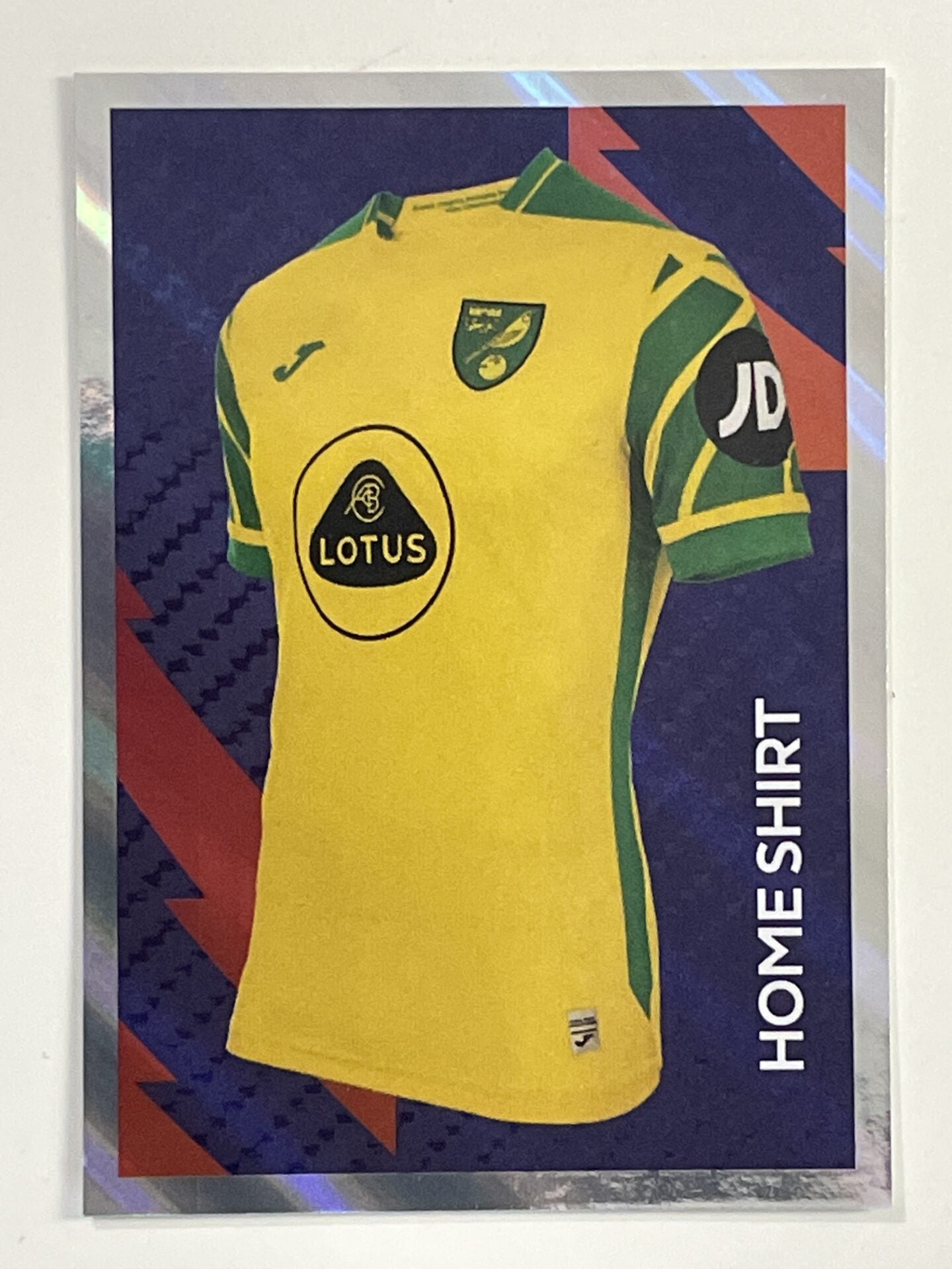 Nowich City Home Shirt Panini Premier League 2022 Football Stickers