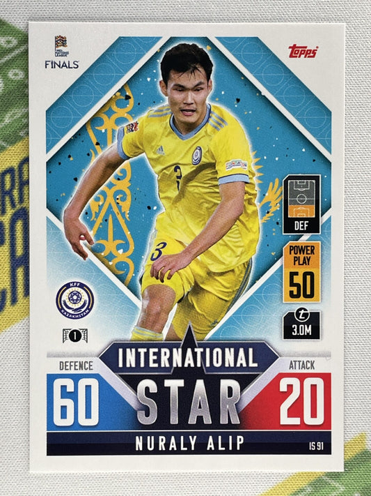 Nuraly Alip Kazakhstan Topps Match Attax 101 Road to Nations League 2022 Card