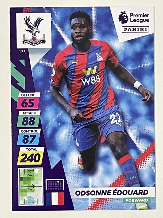 Odsonne Edouard Crystal Palace Base Panini Adrenalyn XL PLUS Premier League 2021 2022