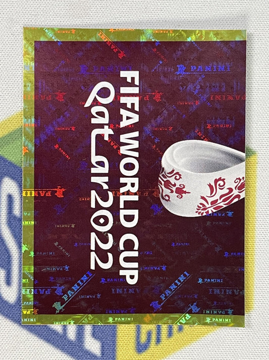 Official Emblem 1 Foil Panini World Cup 2022 Qatar Stickers