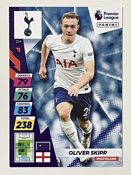 Oliver Skipp Tottenham Hotspur Base Panini Adrenalyn XL PLUS Premier League 2021 2022