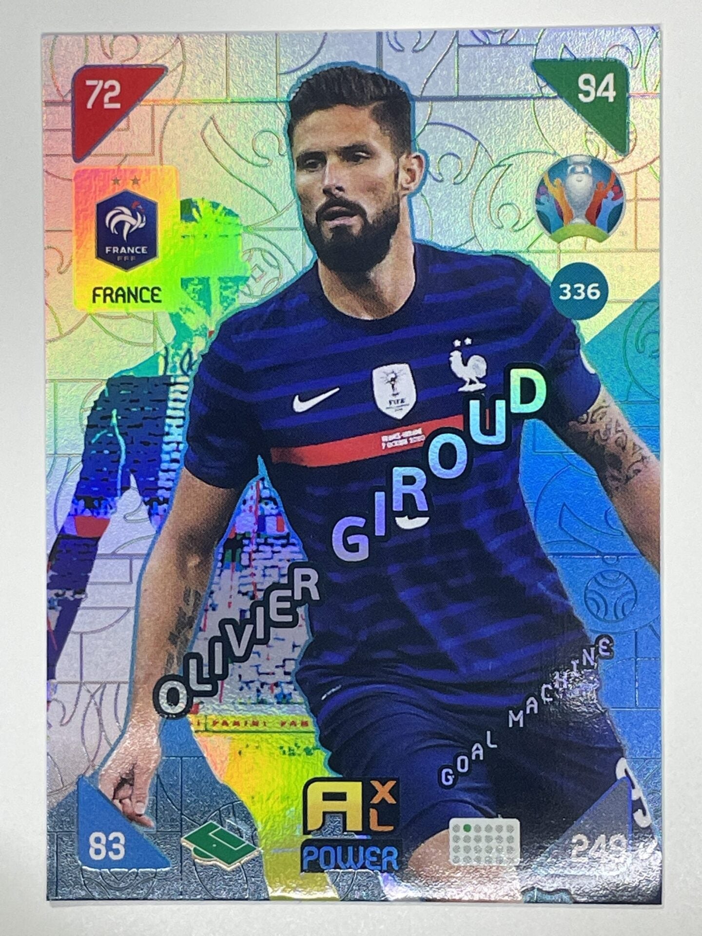 Olivier Giroud Goal Machines (France) Football Card &#8211; Euro 2020 Adrenalyn XL