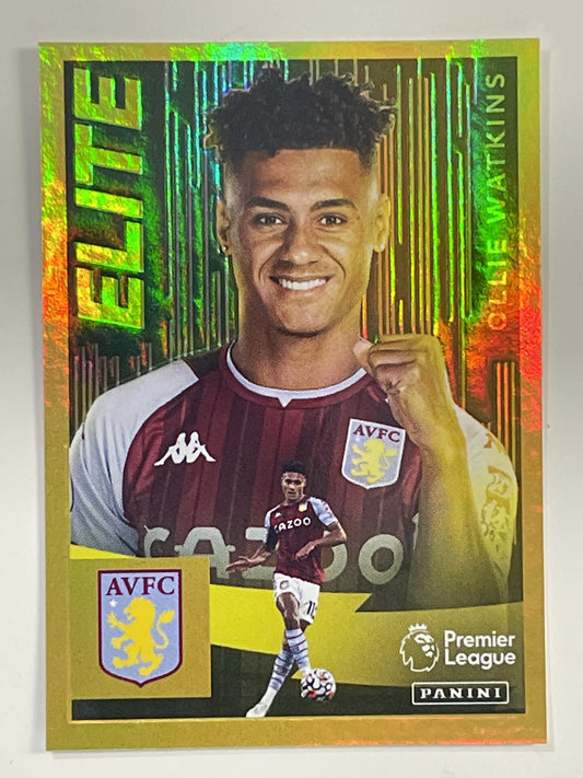 Ollie Watkins Aston Villa Elite Panini Premier League 2022 Football Stickers