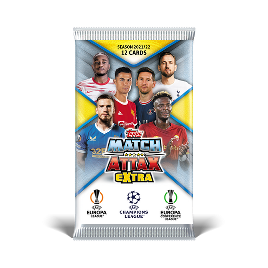 Pack of Topps Match Attax Extra 2021 2022 UEFA Champions League Football Cards