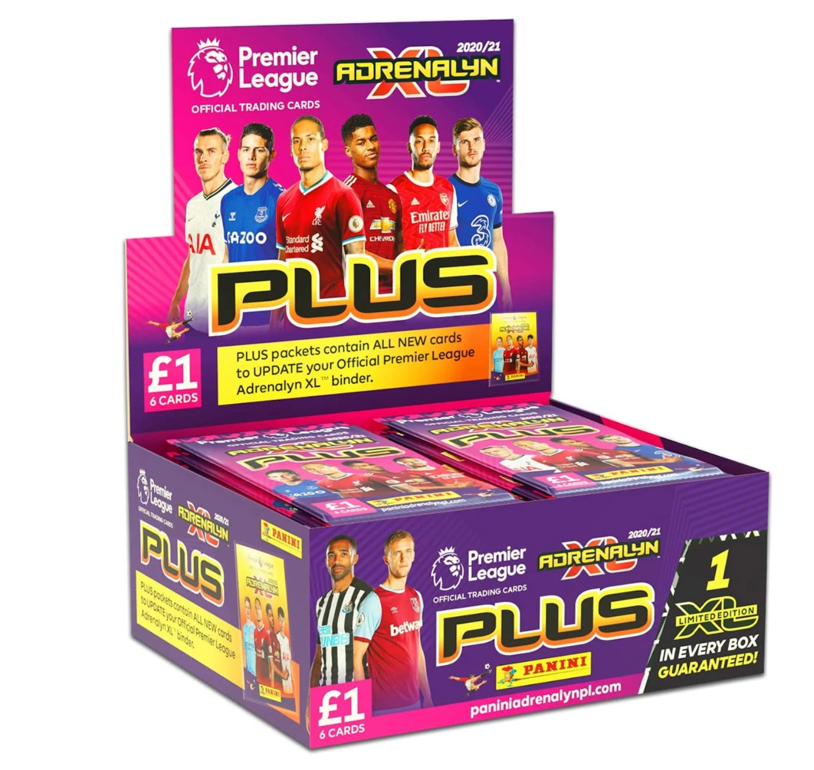 Panini Adrenalyn XL PLUS 2021:22 Premier League Box of Packs