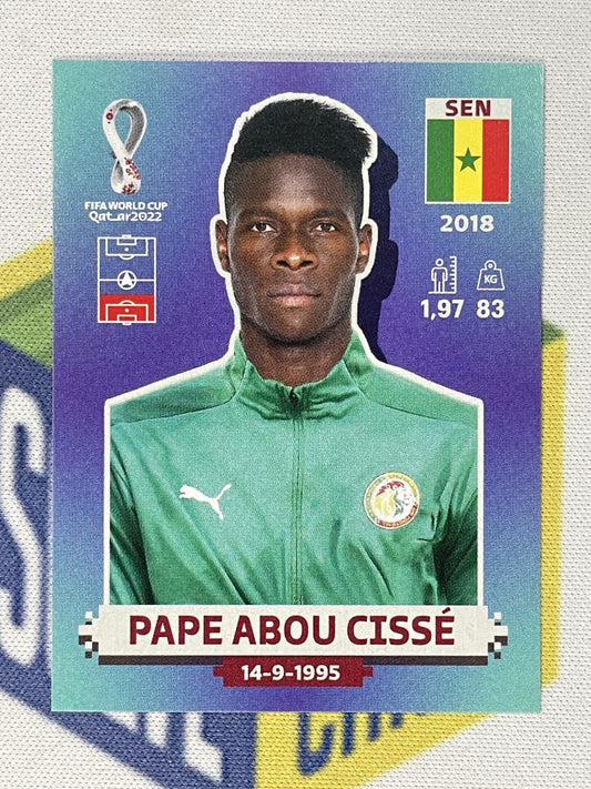 Pape Abou Cisse Senegal Panini World Cup 2022 Qatar Stickers