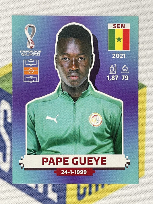 Pape Gueye Senegal Panini World Cup 2022 Qatar Stickers