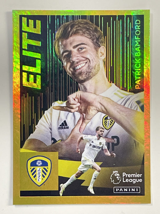 Patrick Bamford Elite Leeds United Panini Premier League 2022 Football Stickers