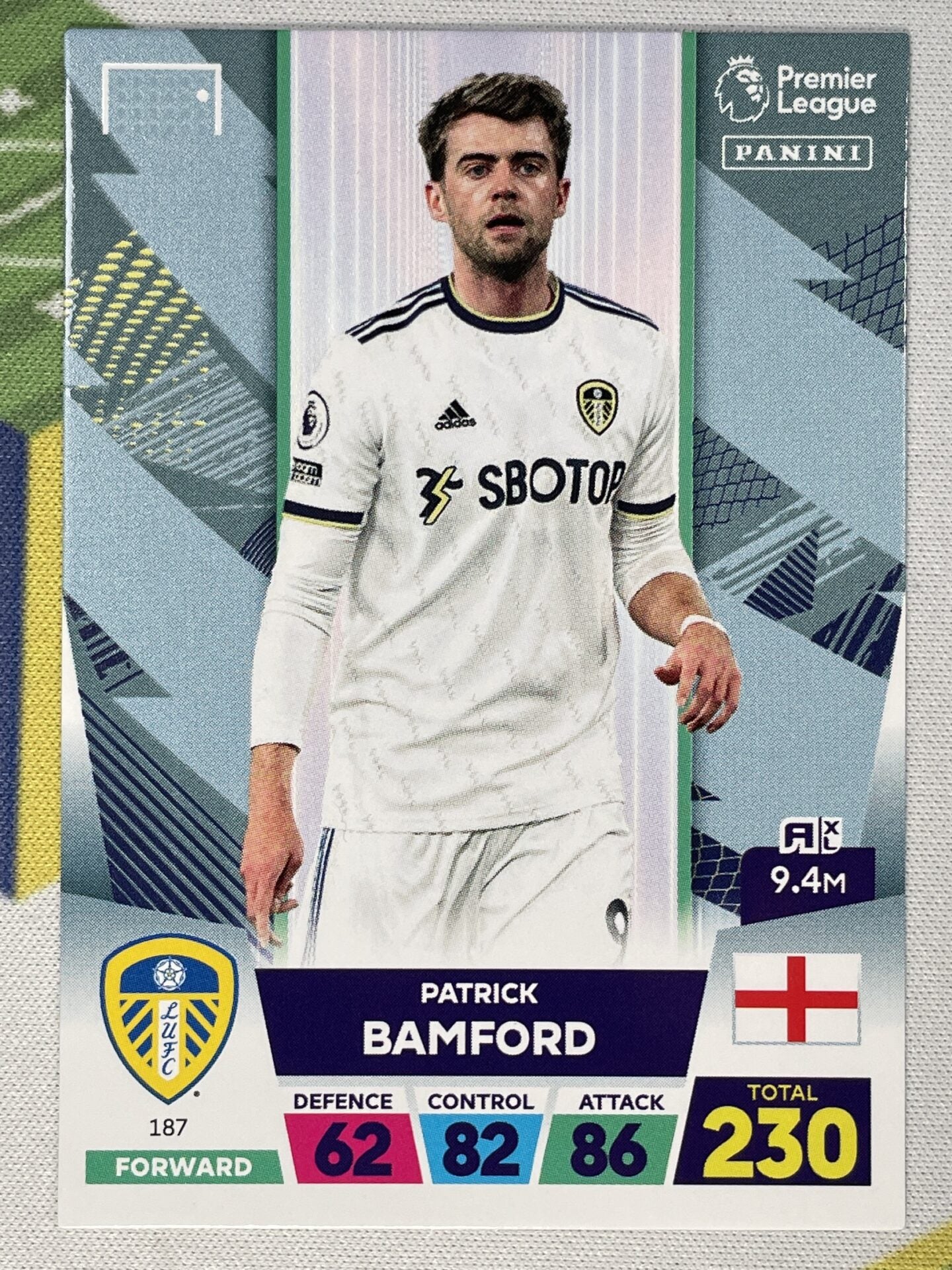 Patrick Bamford Leeds Panini Premier League Adrenalyn XL 2023 Card