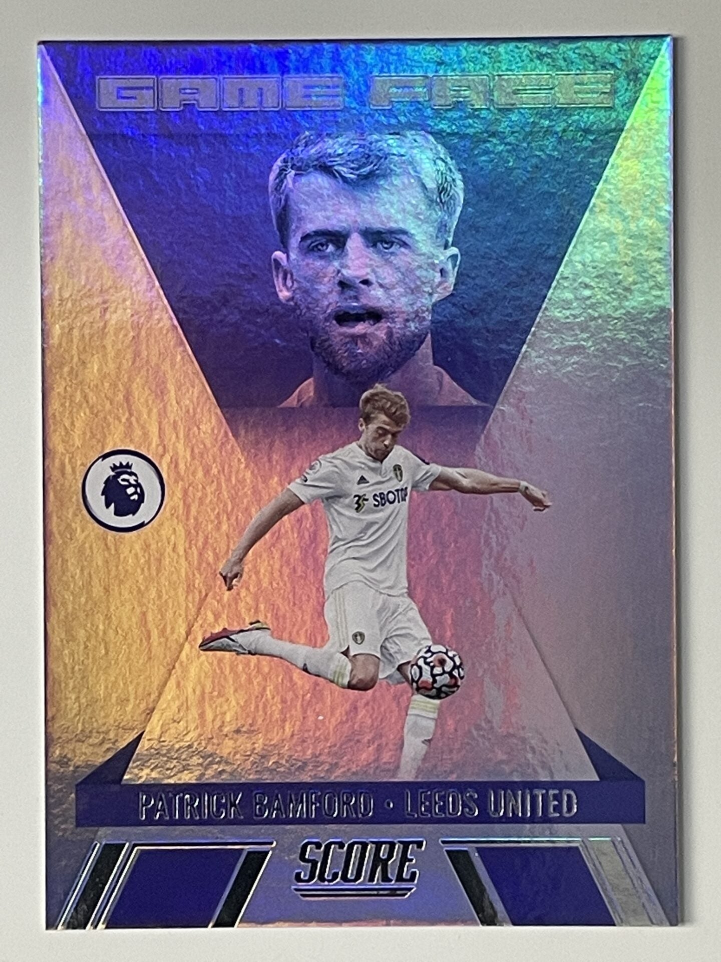 Patrick Bamford Leeds United Game Face Panini Premier League Score 2021 2022