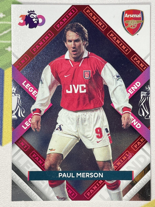 Paul Merson Arsenal Panini Premier League Adrenalyn XL 2023 Card