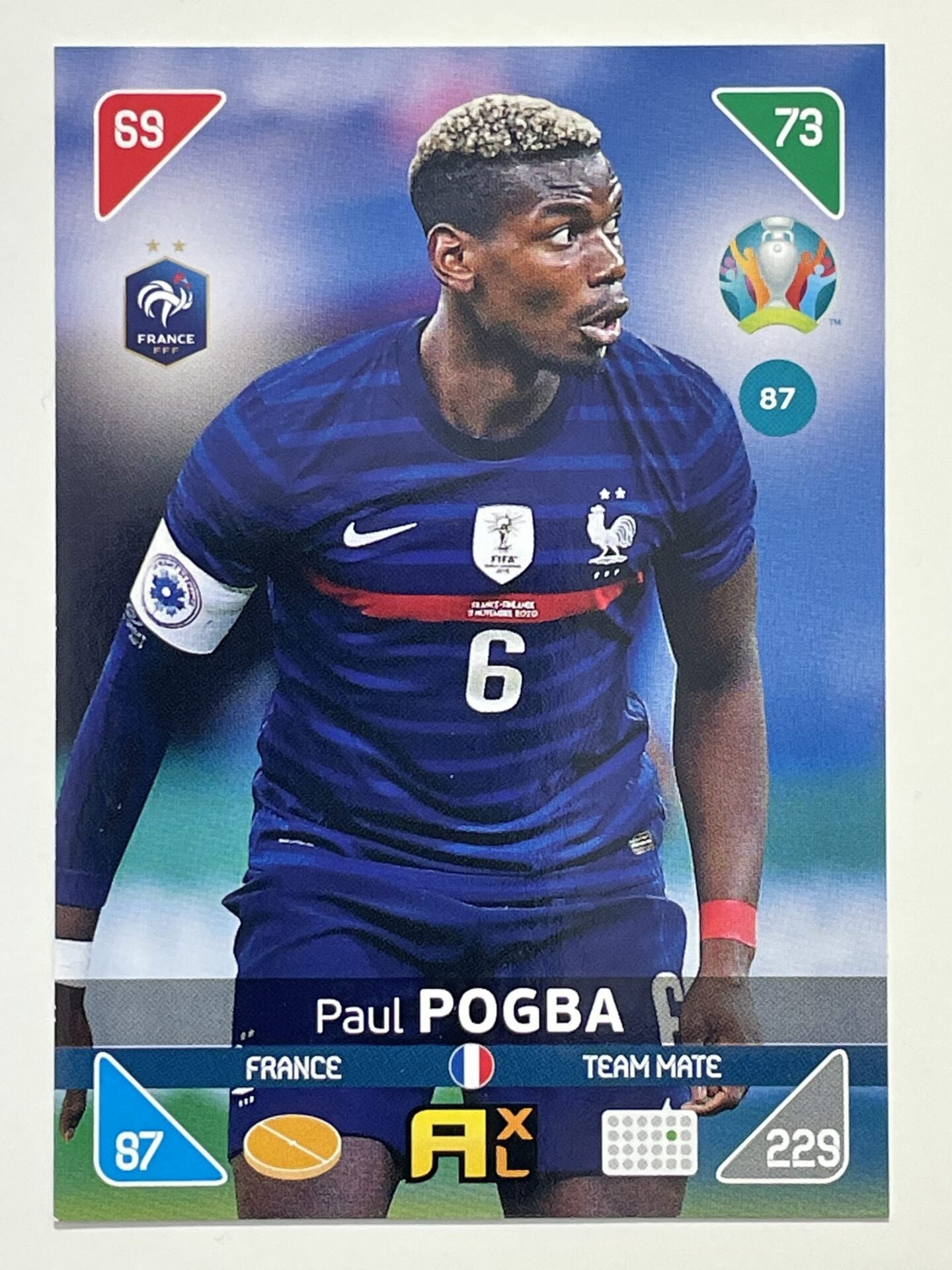 Paul Pogba Team Mates (France) Football Cards &#8211; Euro 2020 Adrenalyn XL