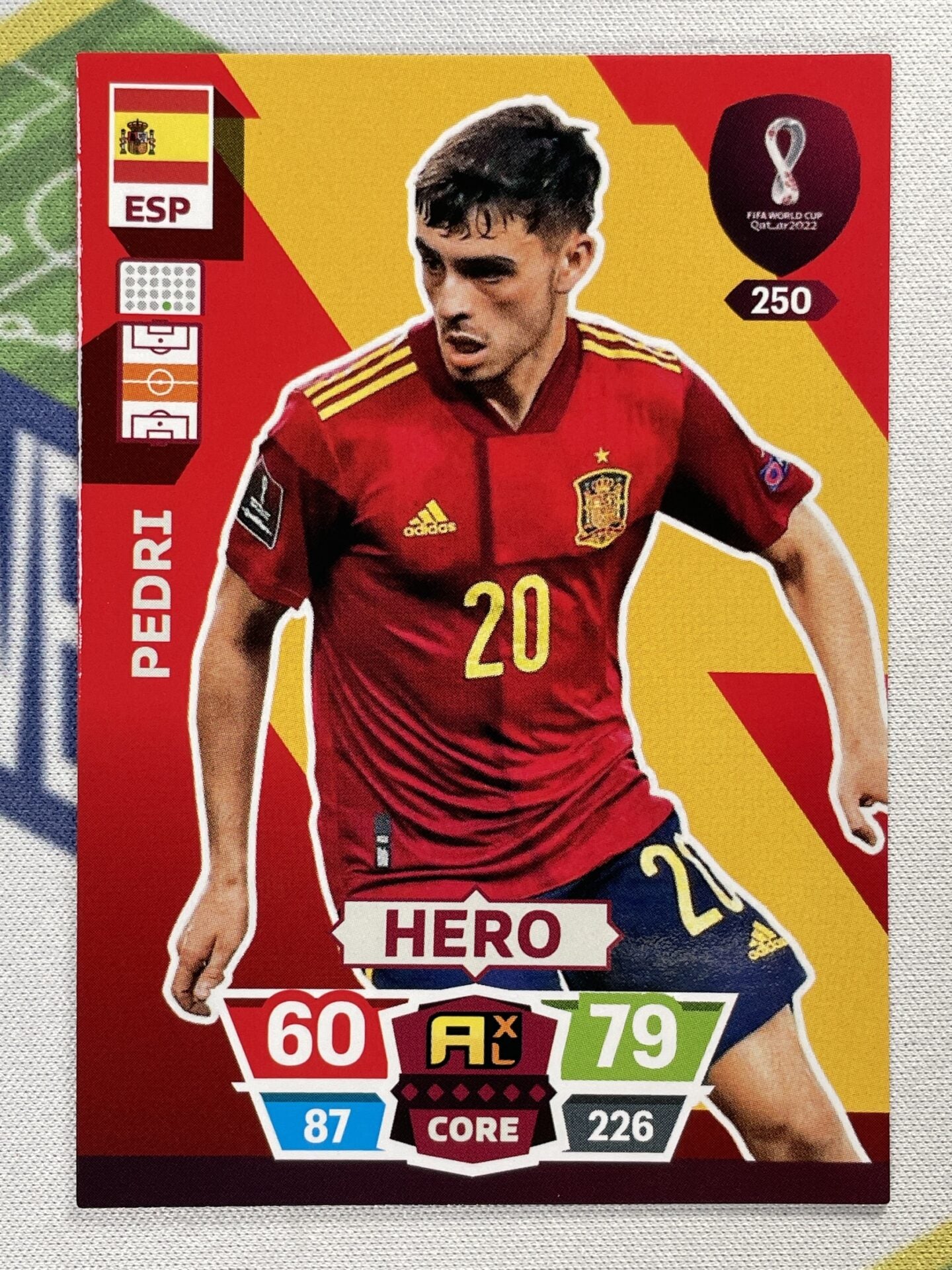 Pedri Spain Panini World Cup 2022 Adrenalyn XL Card