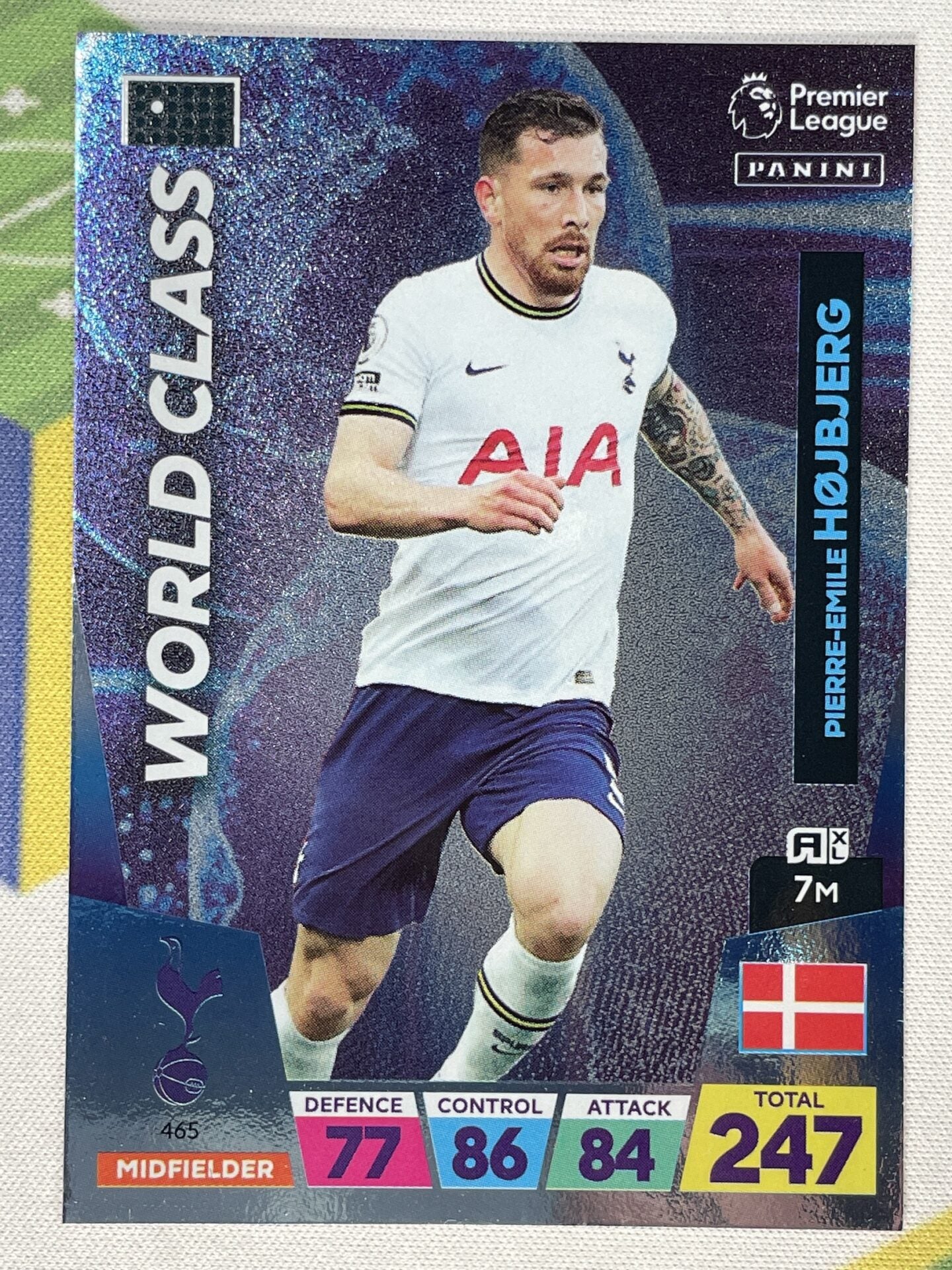 Perre-Emile Hojbjerg World Class Panini Premier League Adrenalyn XL 2023 Card