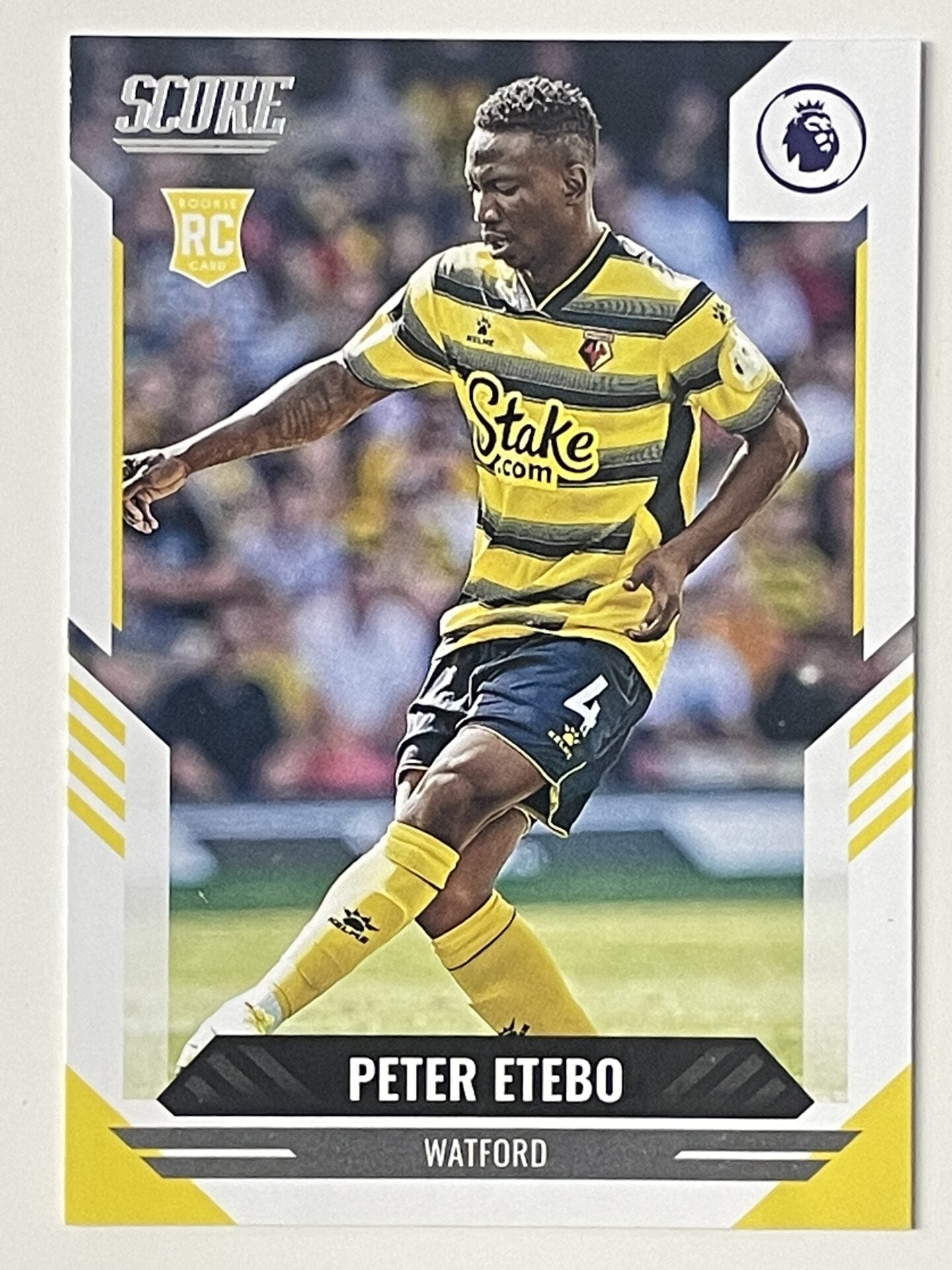 Peter Etebo Watford Base Panini Premier League Score 2021 2022