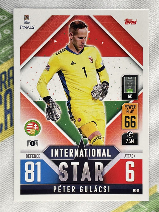 Peter Gulacsi Hungary Topps Match Attax 101 Road to Nations League 2022 Card