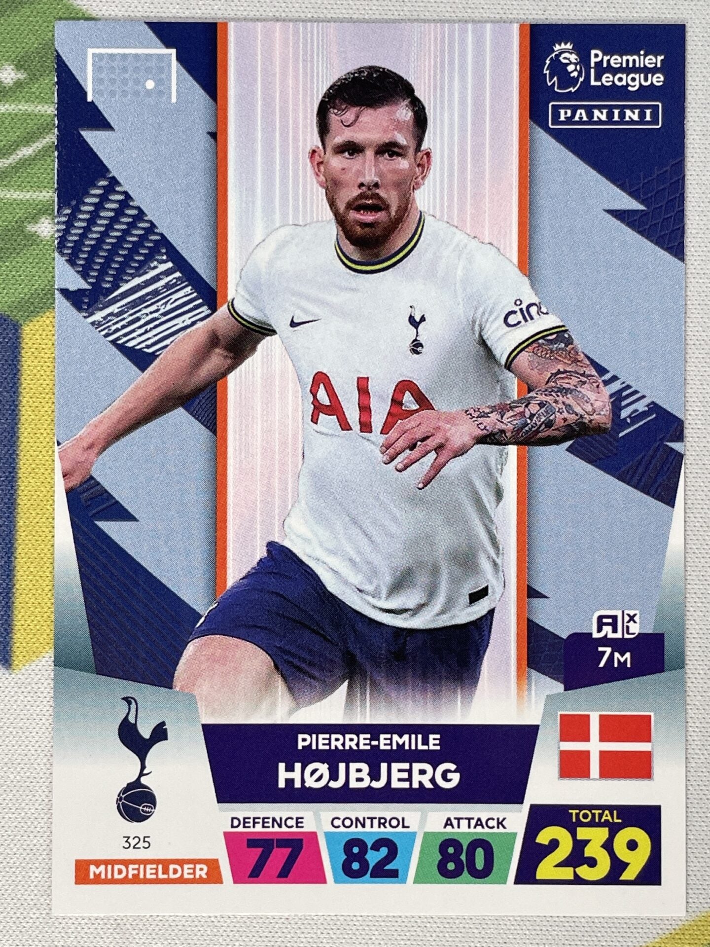 Pierre-Emile Hojbjerg Tottenham Panini Premier League Adrenalyn XL 2023 Card