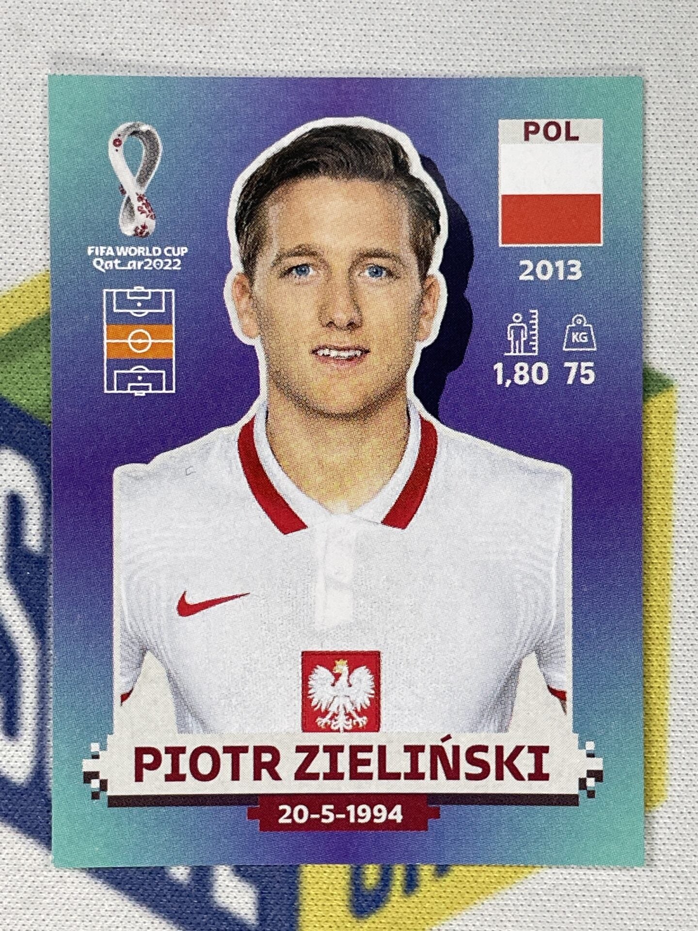 Piotr Zielinski Poland Panini World Cup 2022 Qatar Stickers