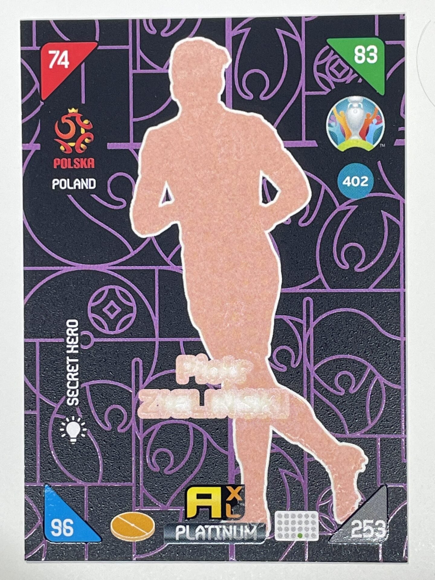 Piotr Zielinski Secret Heroes (Poland) Football Card &#8211; Euro 2020 Adrenalyn XL