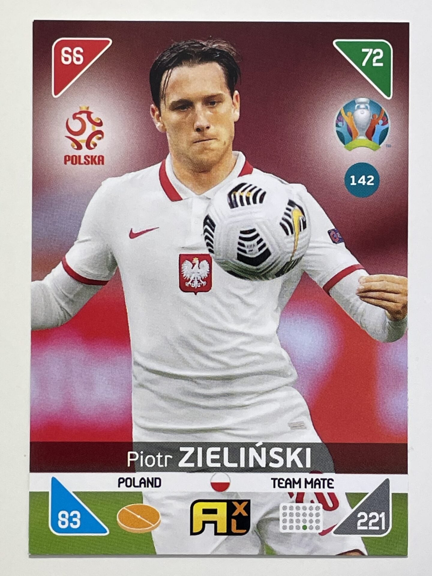 Piotr Zielinski Team Mates (Poland) Football Cards &#8211; Euro 2020 Adrenalyn XL