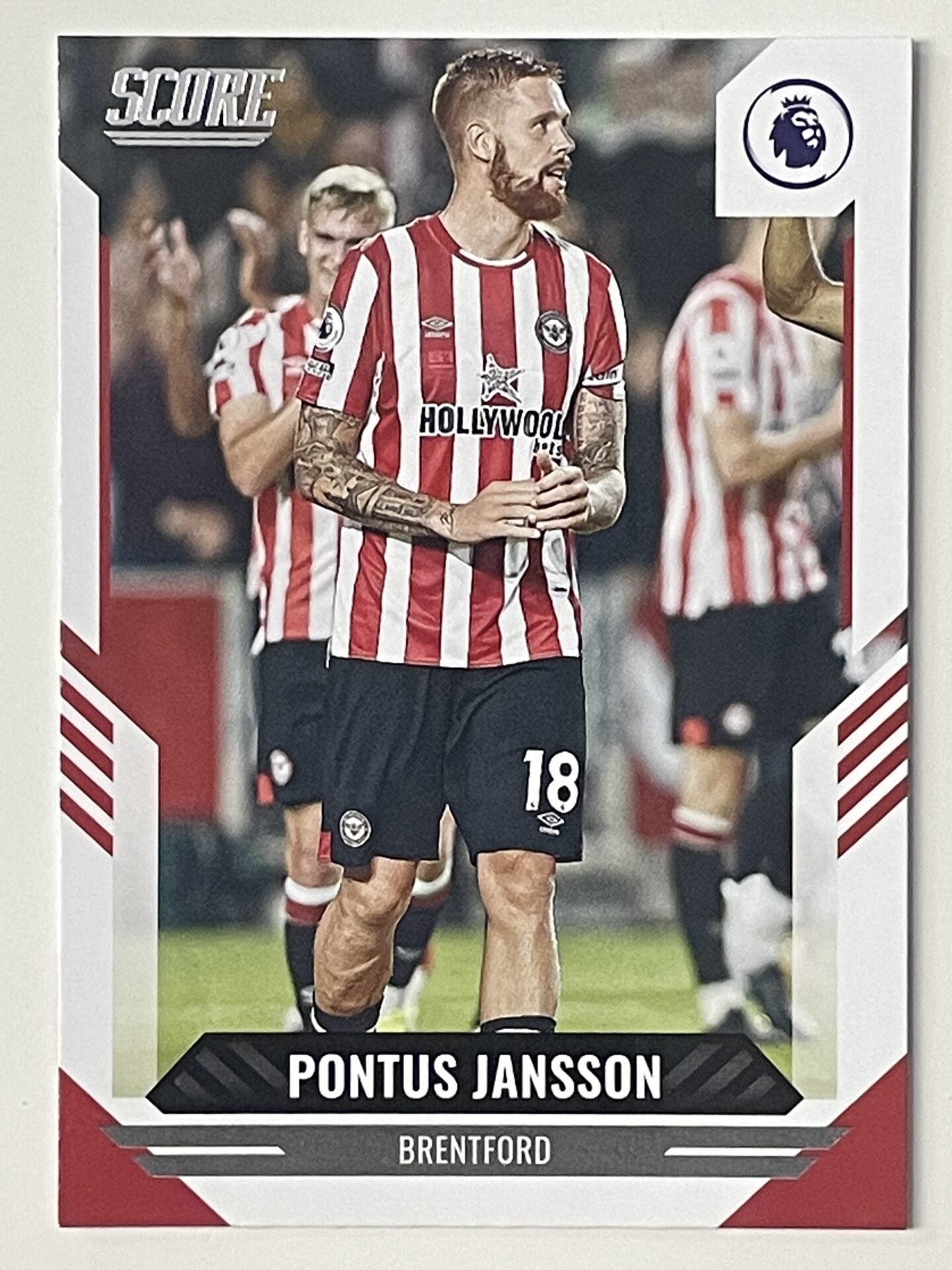 Pontus Jansson Brentford Base Panini Premier League Score 2021 2022