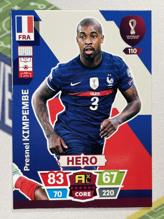 Presnel Kimpembe France Panini World Cup 2022 Adrenalyn XL Card